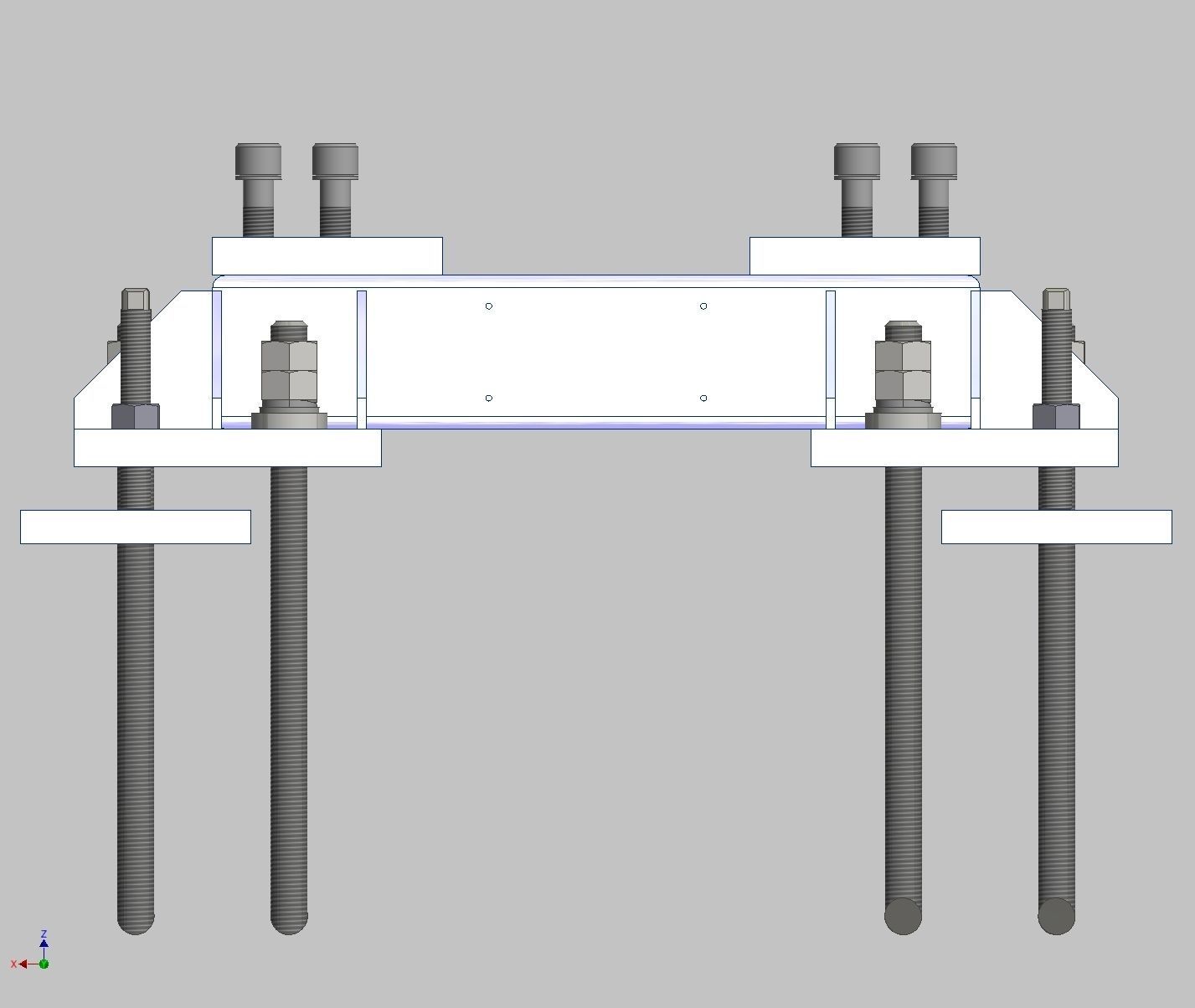 26360-Base for robot KAWASAKI BX100L-Hight 200  3D model_5