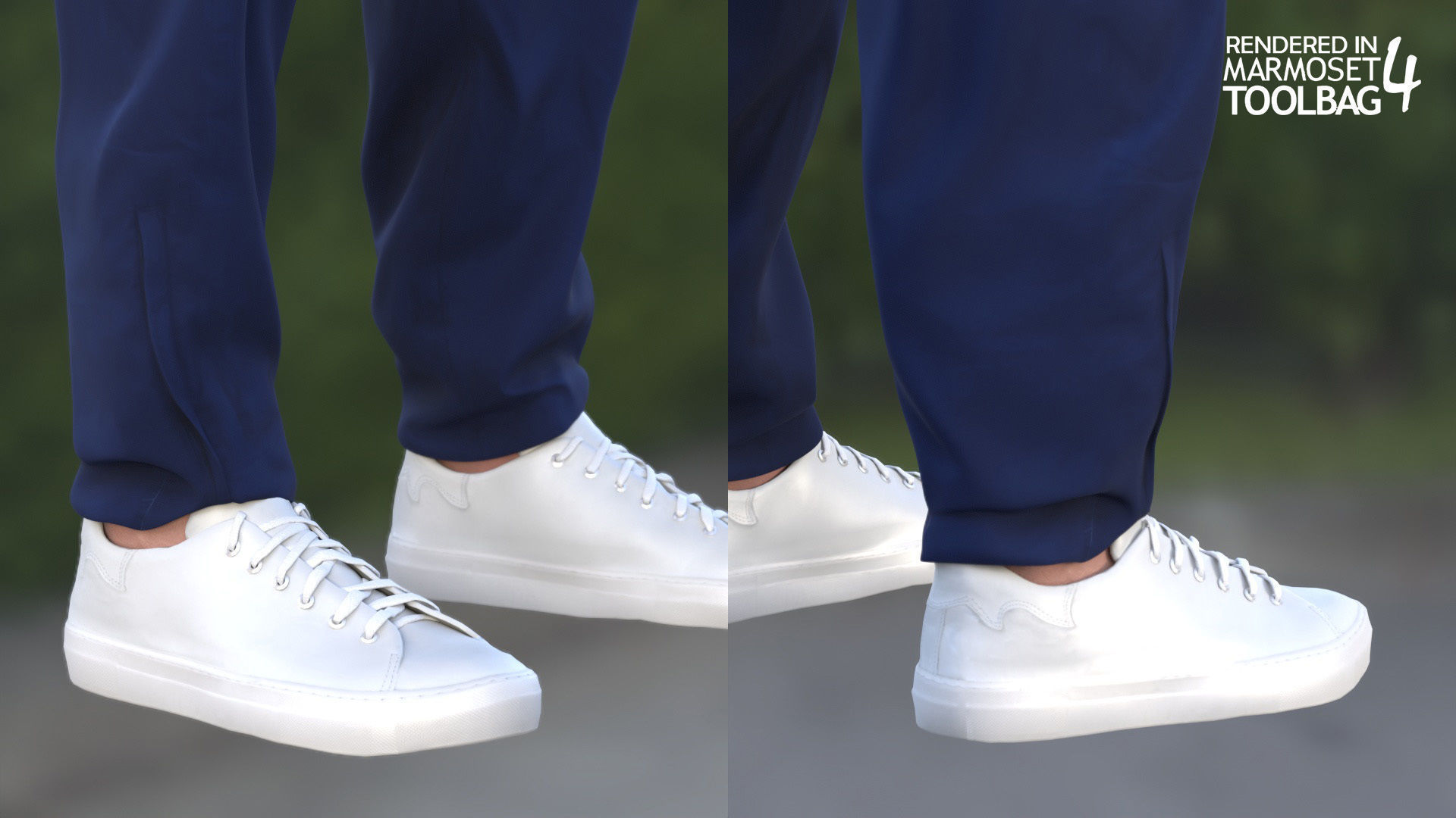 Man - Sport Outfit 2 - Modular - Rigged Low-poly 3D model_12