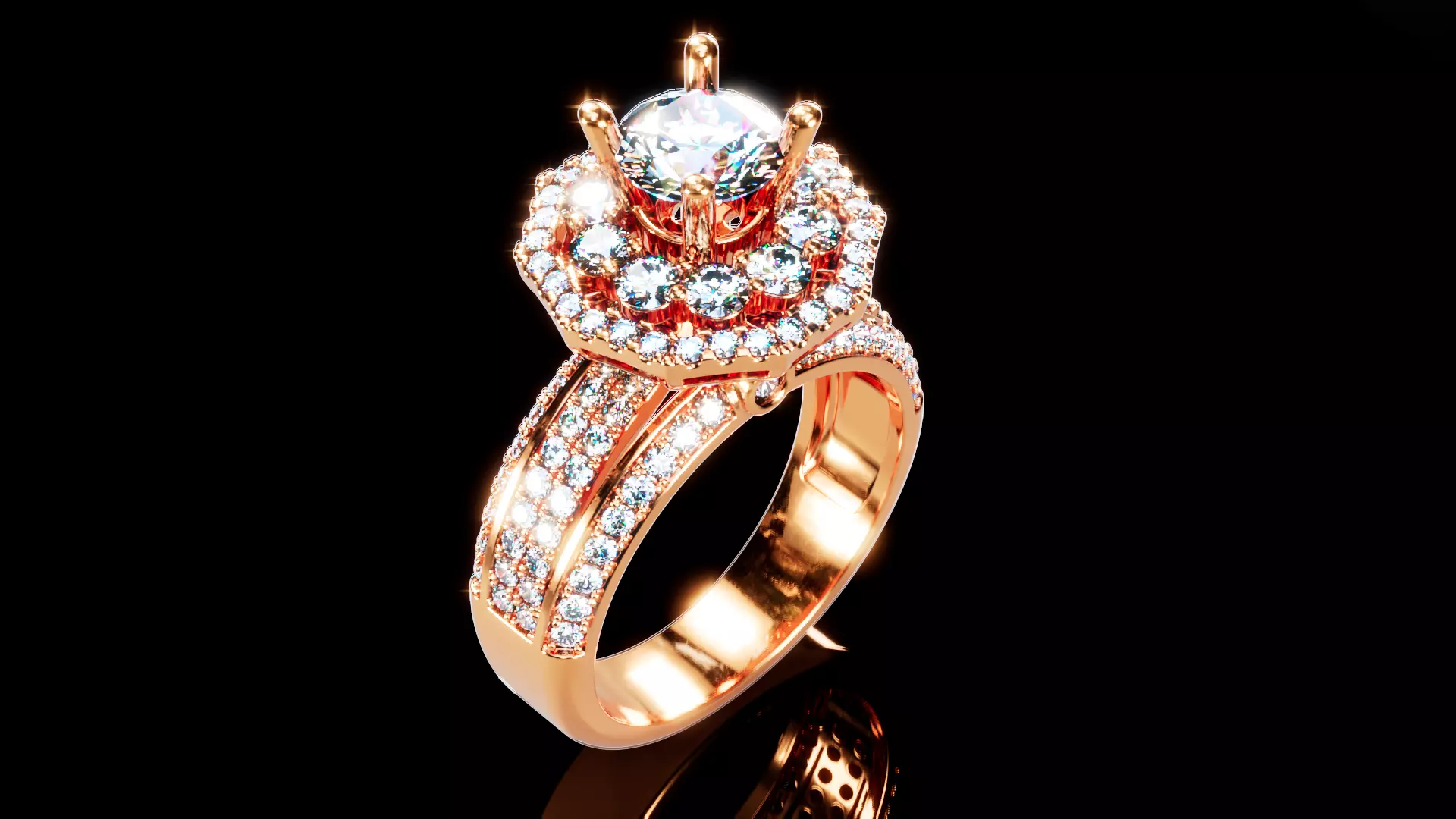 Engagement Ring 3 3D print model_0