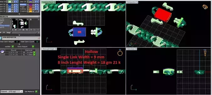 Cubic Diamond Chain 57