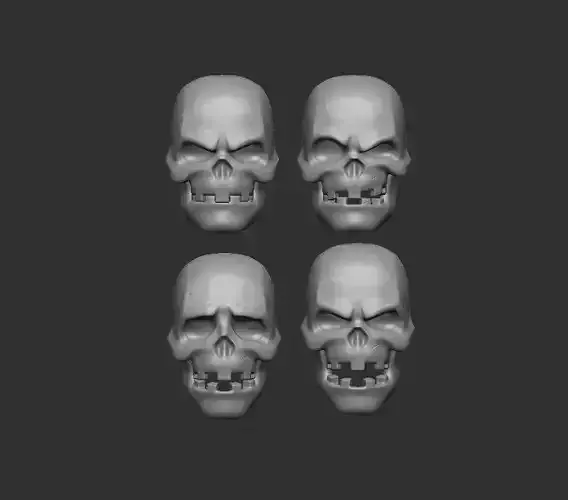 Stylized Skulls  - Headsculpt for Action Figures