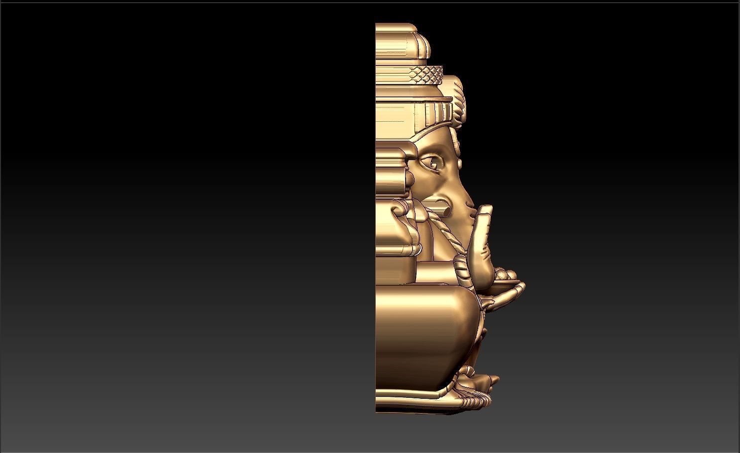 VINAYAGAR PENDENT 3D print model_2