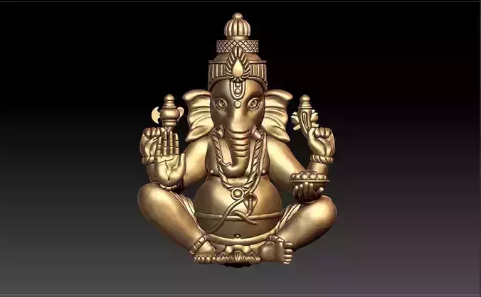 VINAYAGAR PENDENT 3D print model