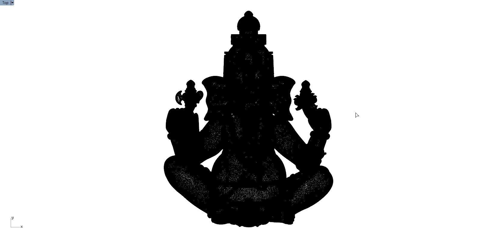 VINAYAGAR PENDENT 3D print model_10