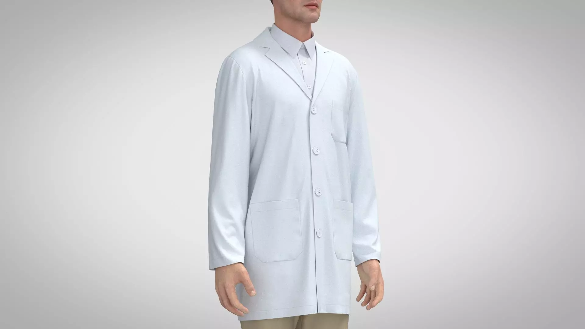 Lab Coat 2 3D model_0