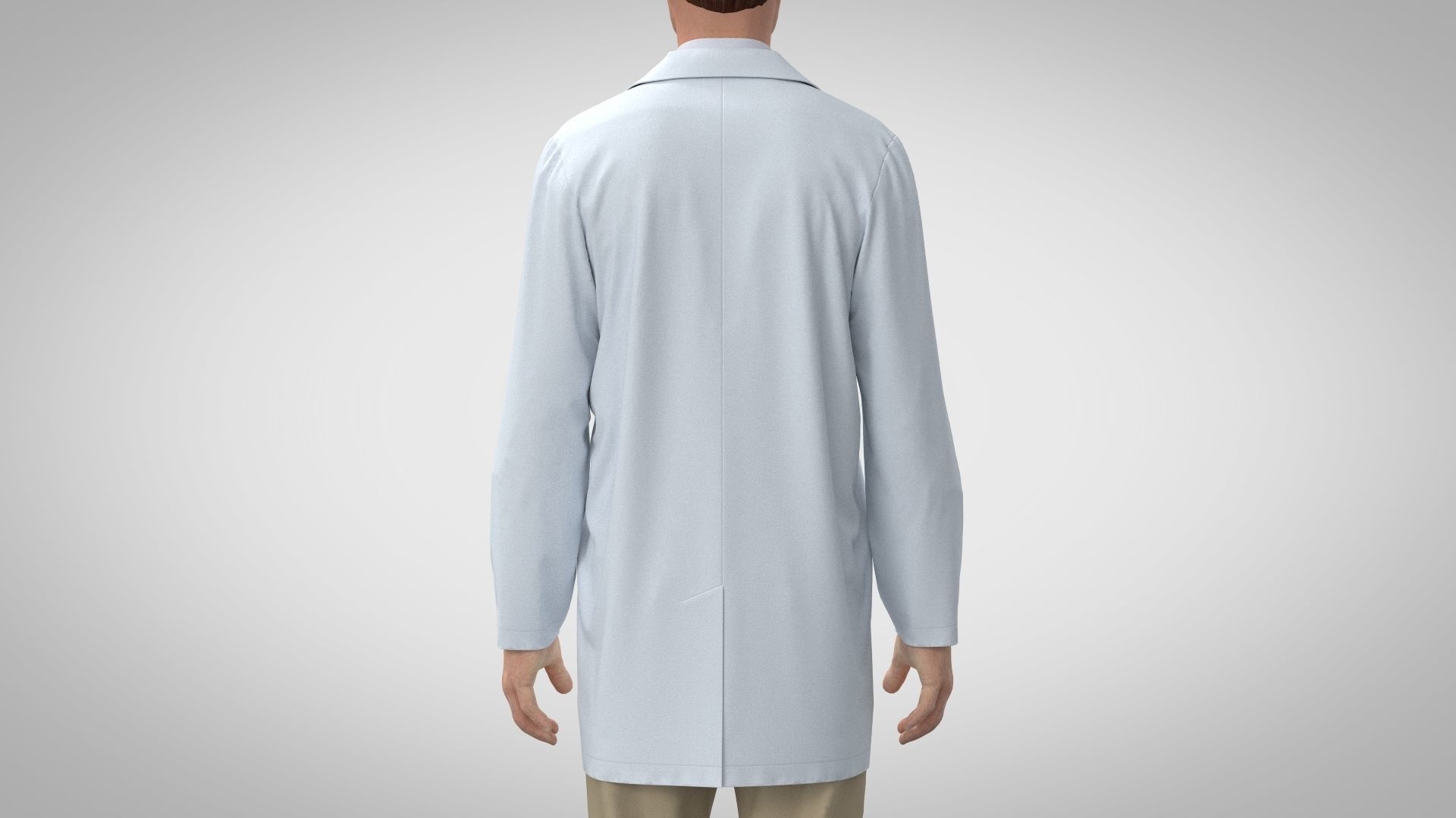 Lab Coat 2 3D model_7