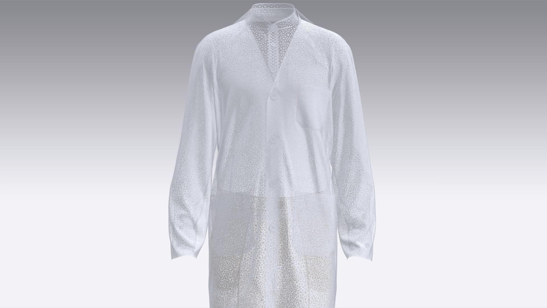 Lab Coat 2 3D model_12
