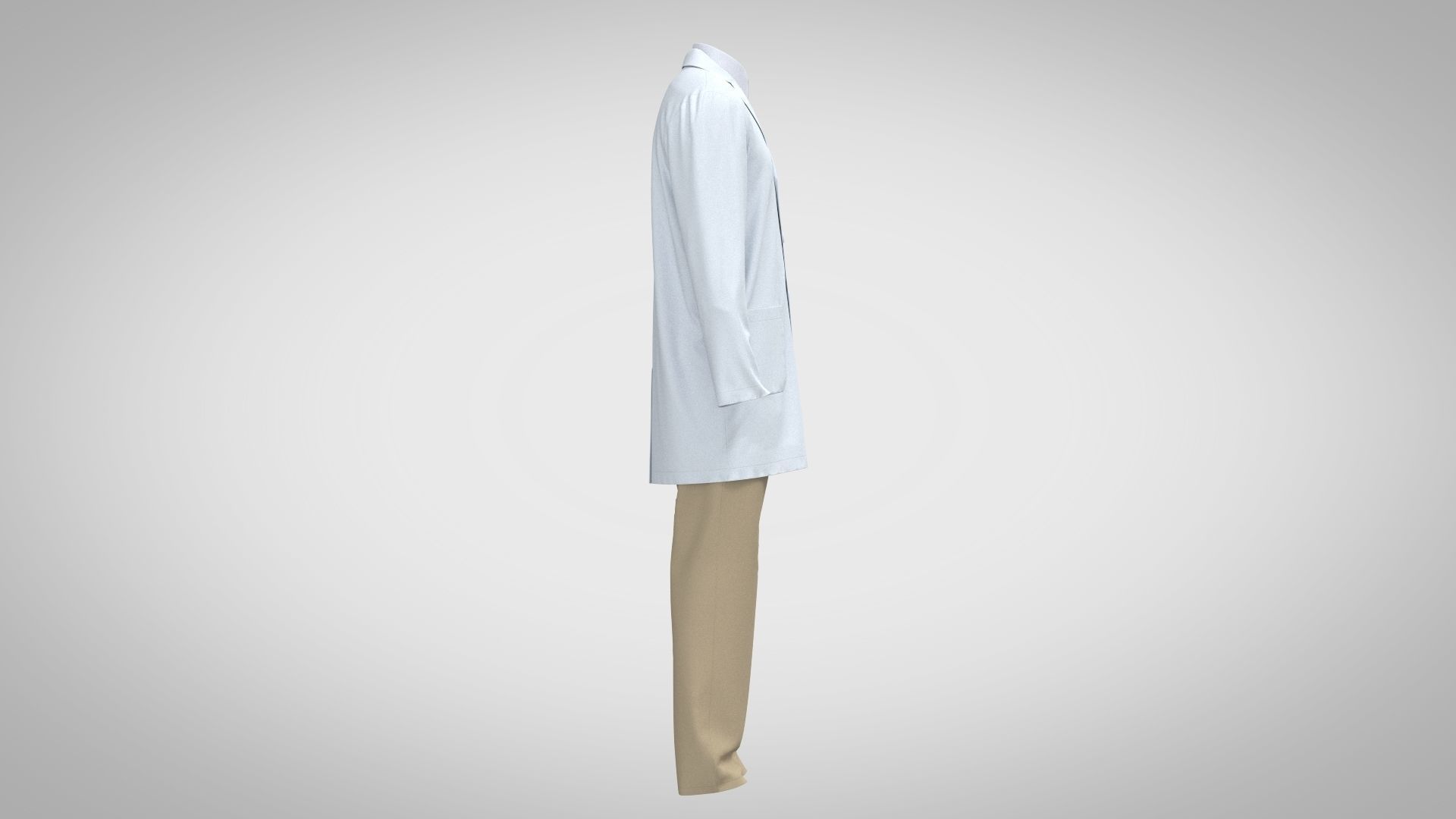 Lab Coat 2 3D model_9
