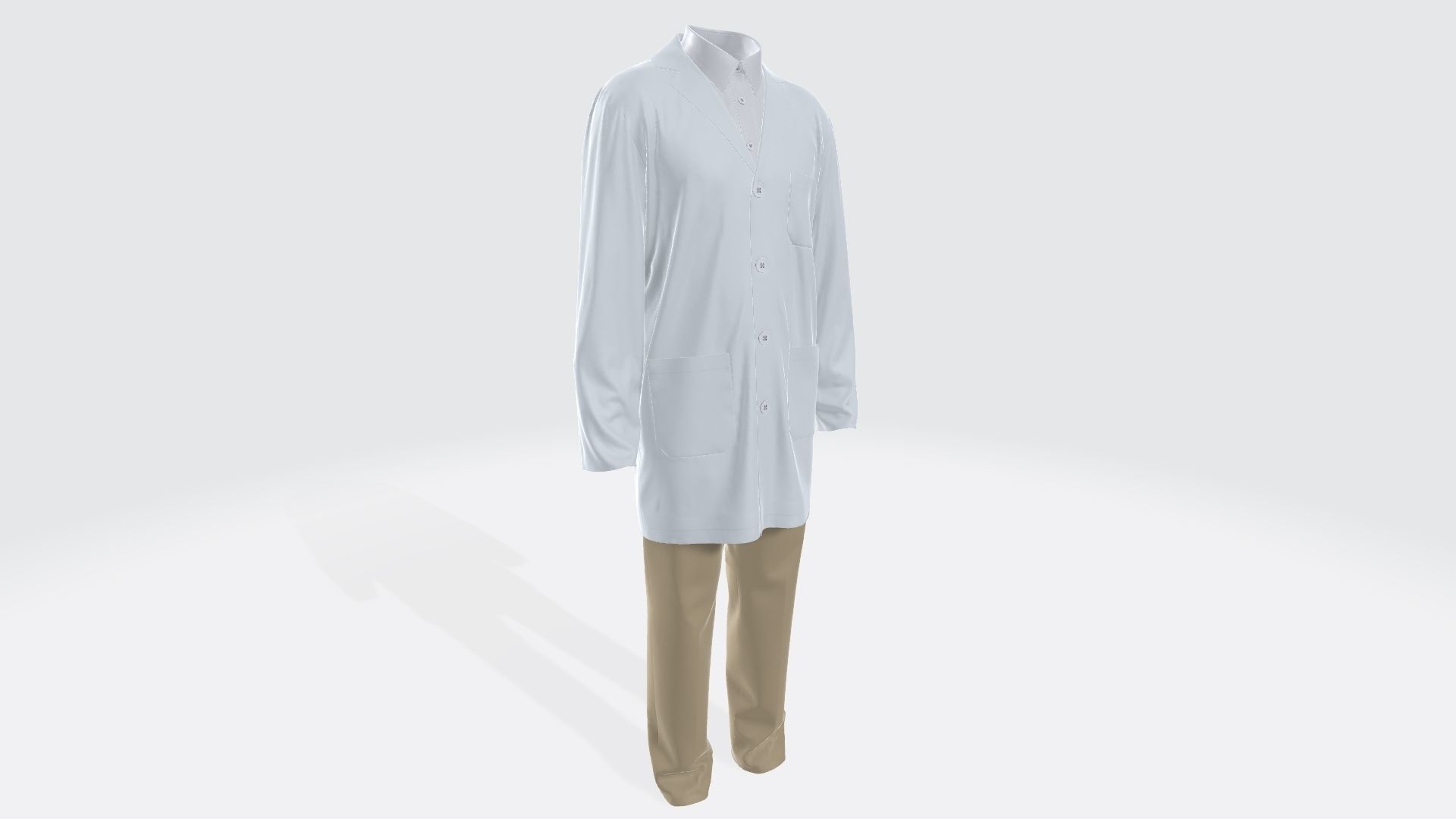 Lab Coat 2 3D model_11