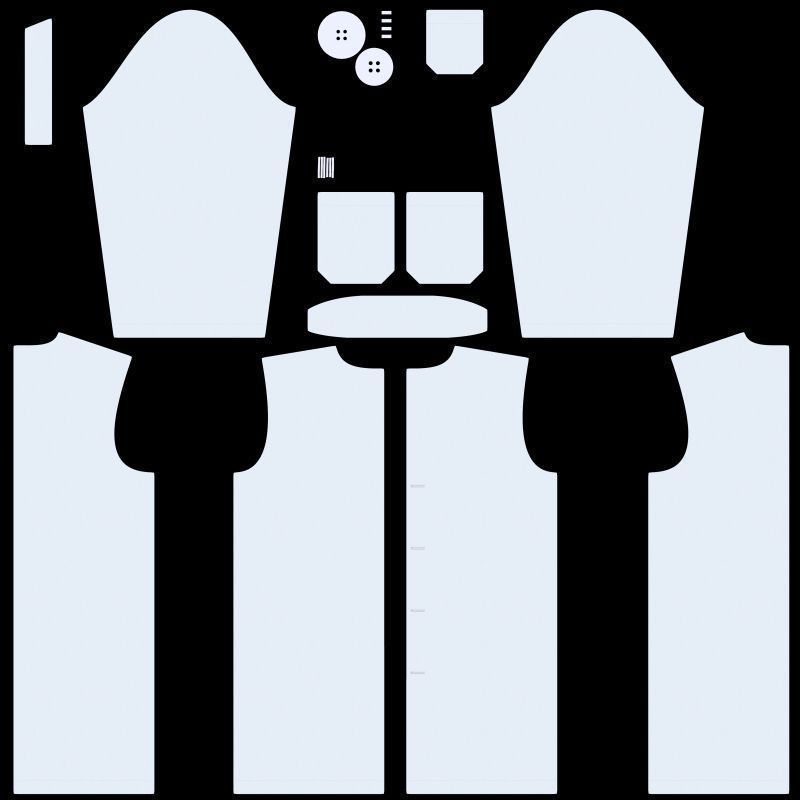 Lab Coat 2 3D model_13