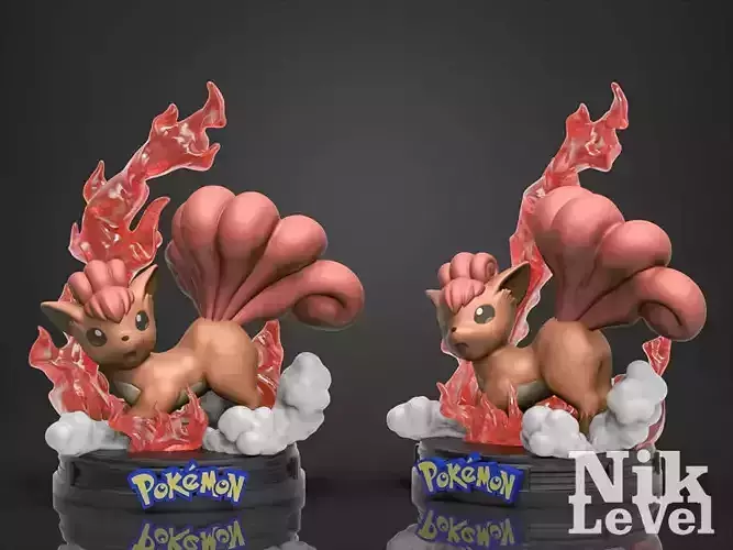  Vulpix Pokemon 3D Printable 
