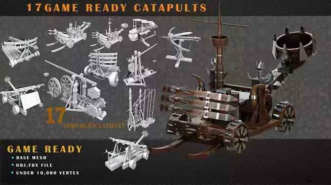 17 Base-Mesh Catapult
