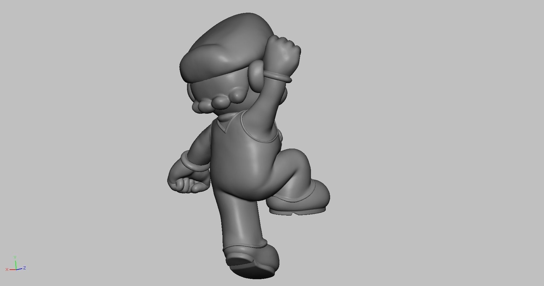 Jump Mario 3D print model 3D print model_8