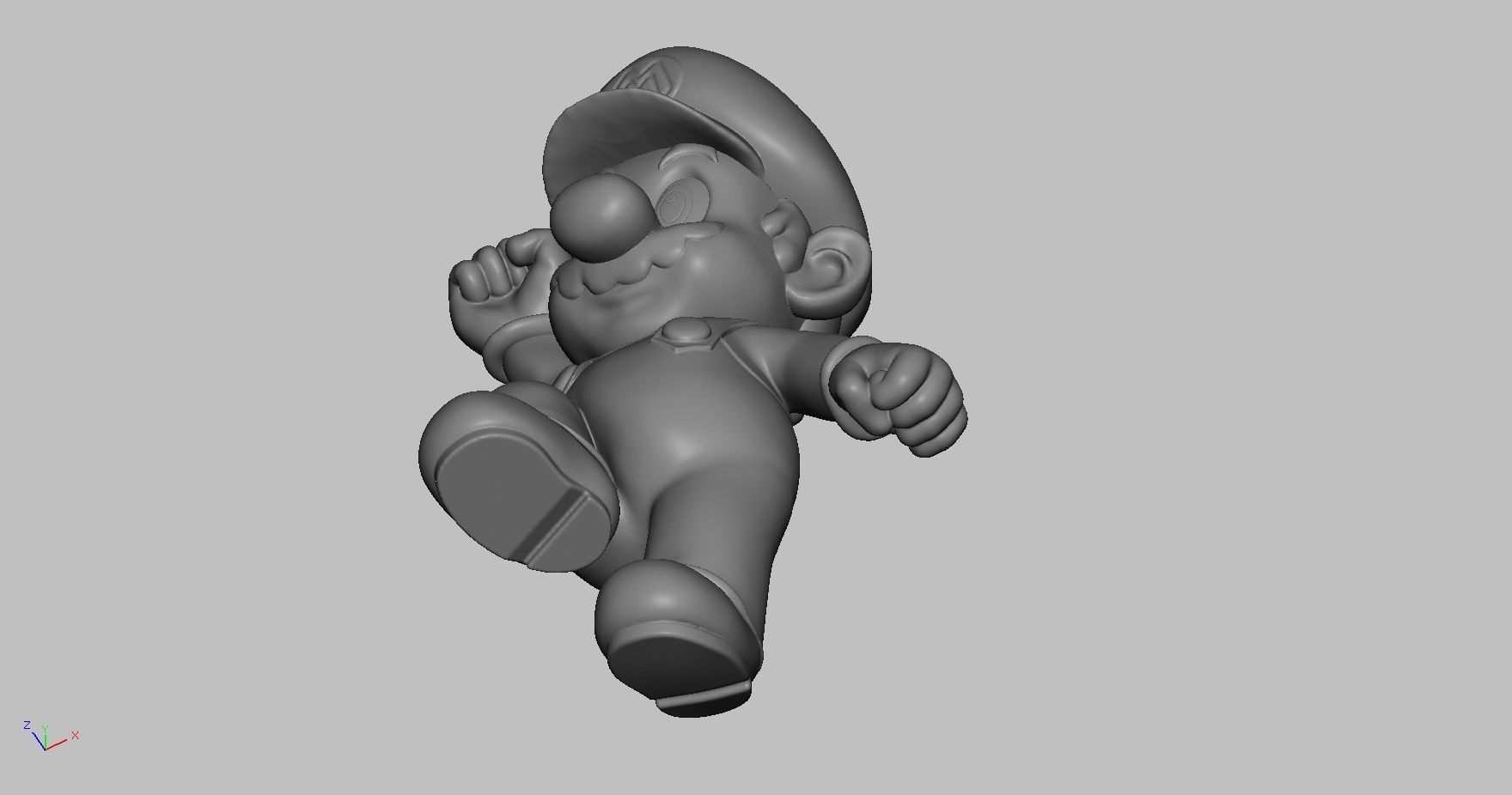 Jump Mario 3D print model 3D print model_11