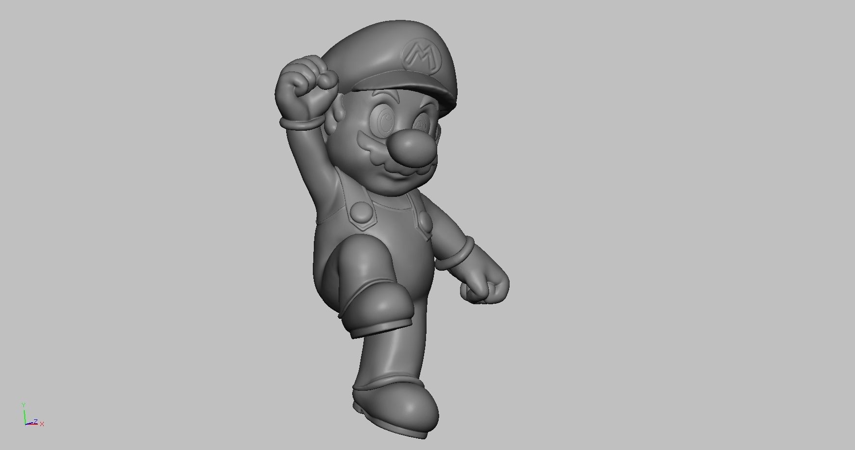Jump Mario 3D print model 3D print model_2