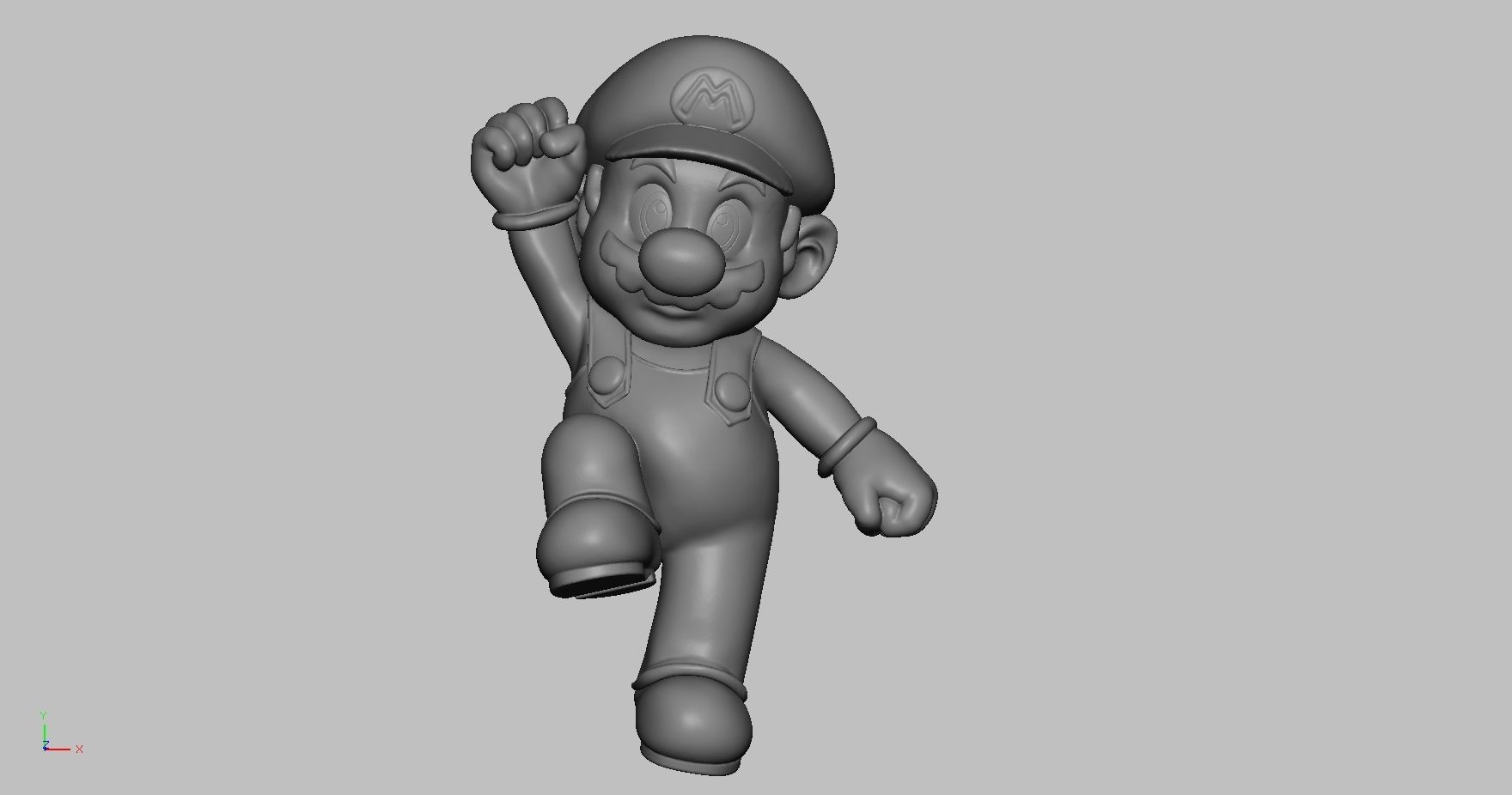 Jump Mario 3D print model 3D print model_10