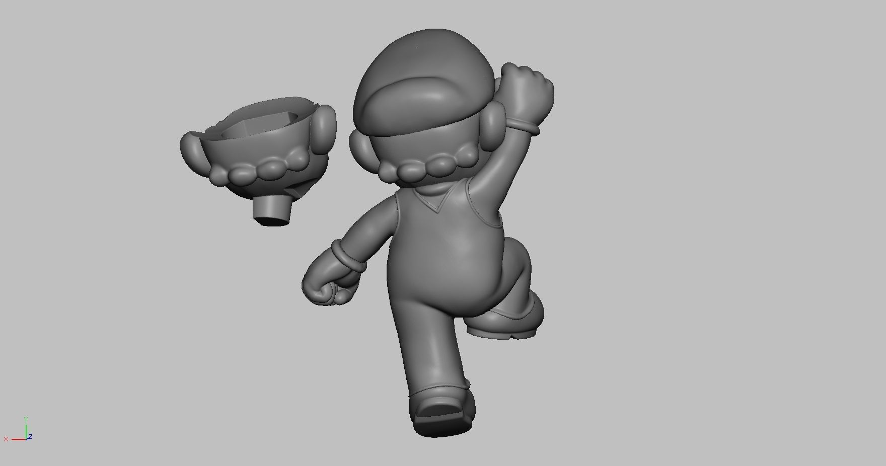Jump Mario 3D print model 3D print model_9