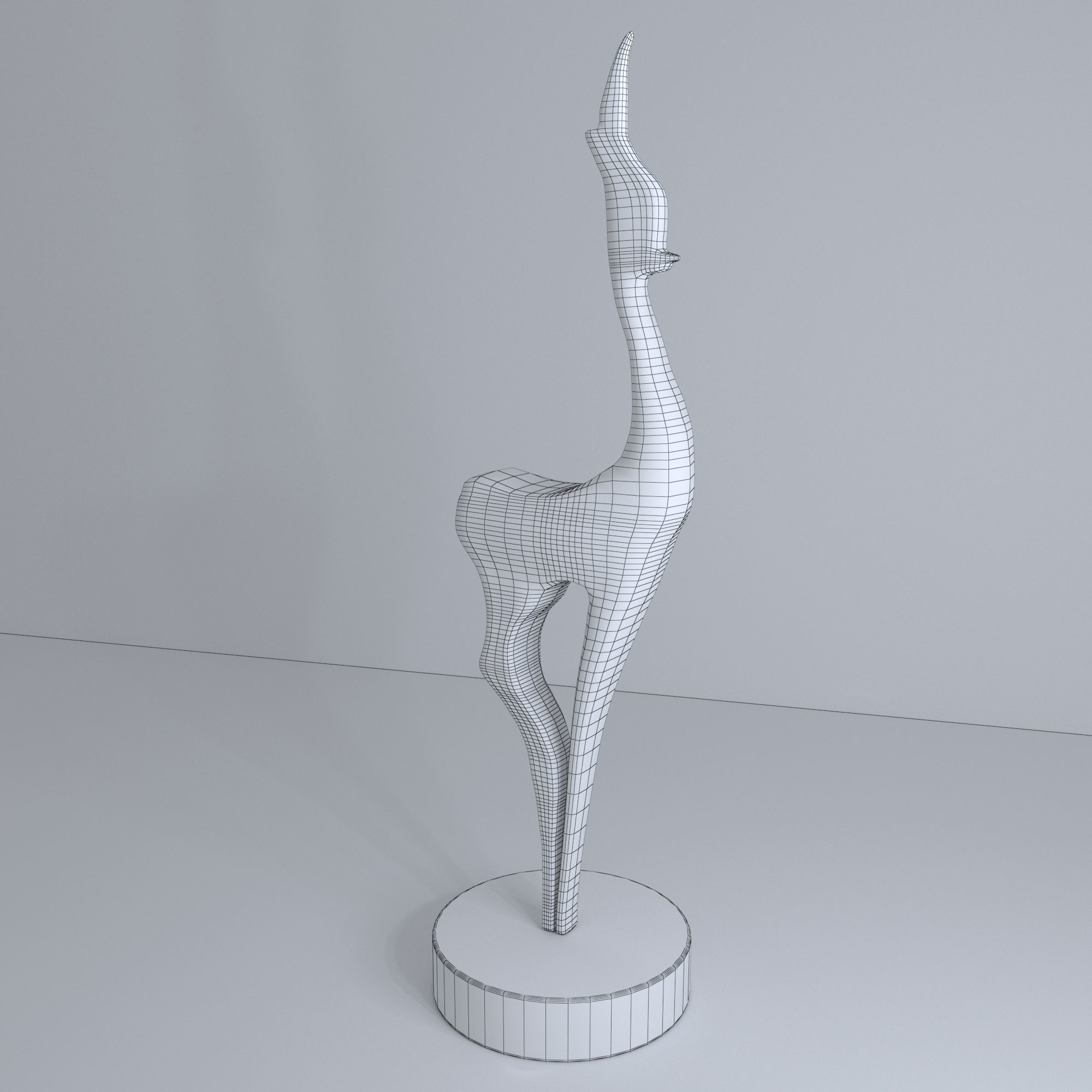 Deer Decoration Object 3D model_13