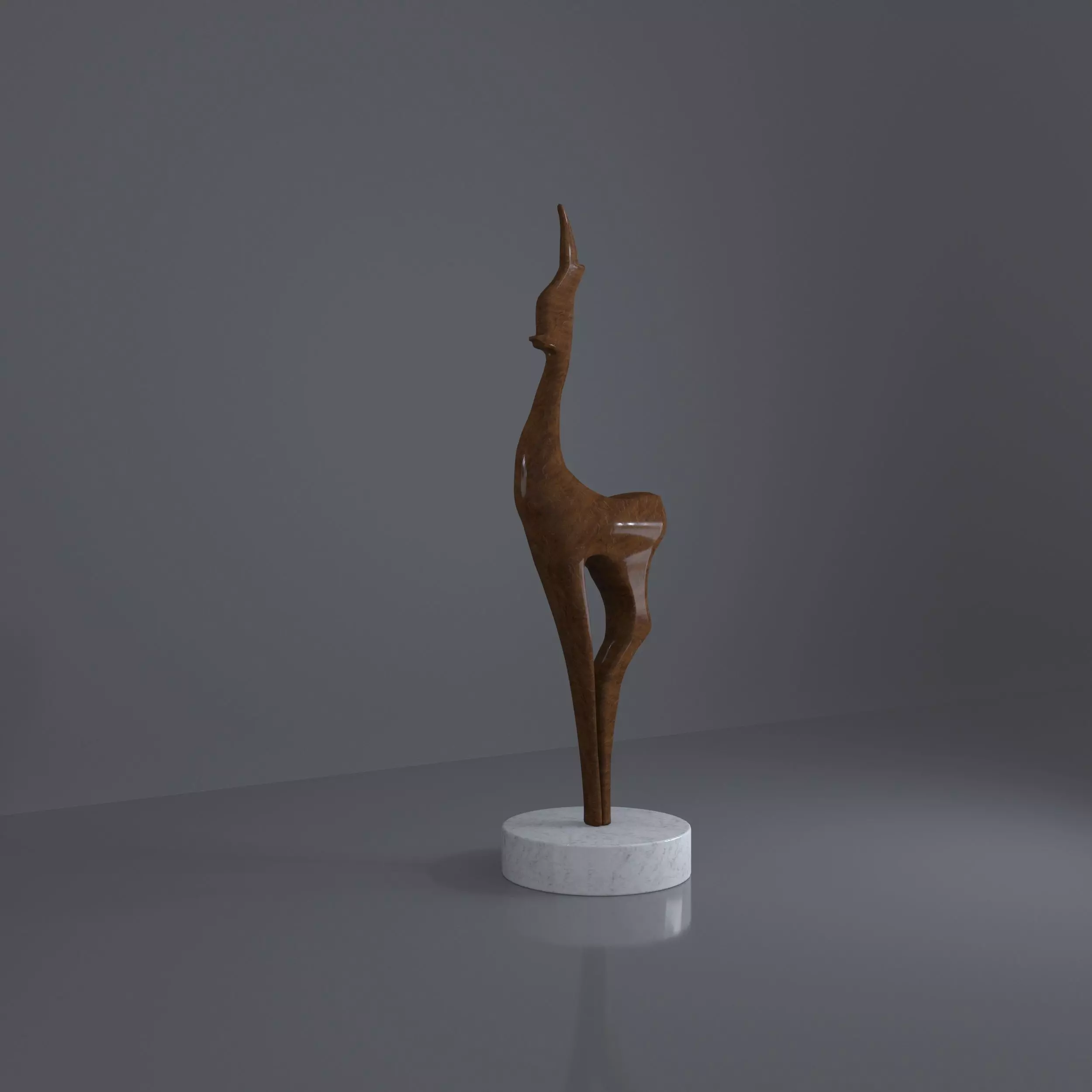Deer Decoration Object 3D model_0