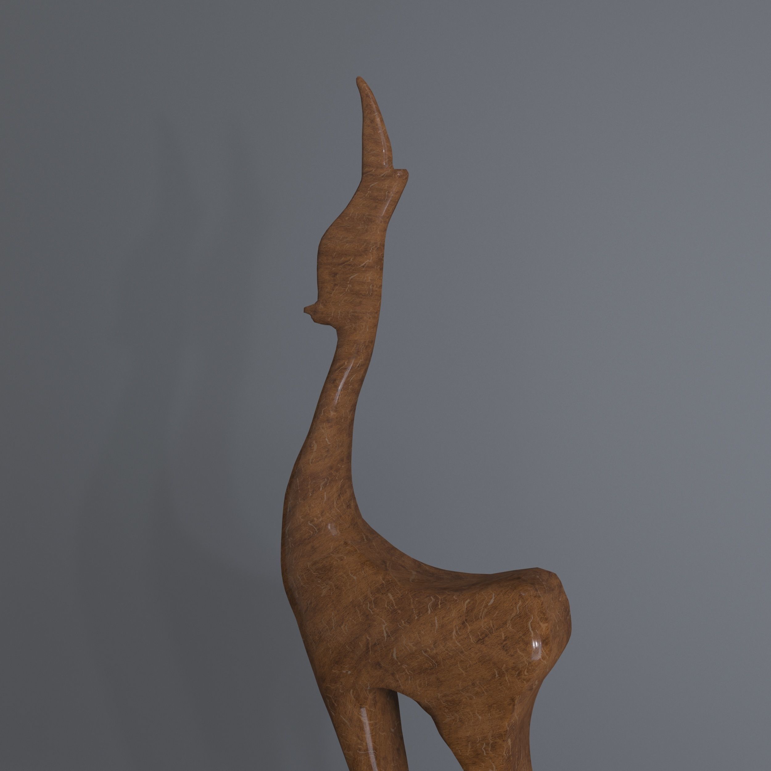 Deer Decoration Object 3D model_6