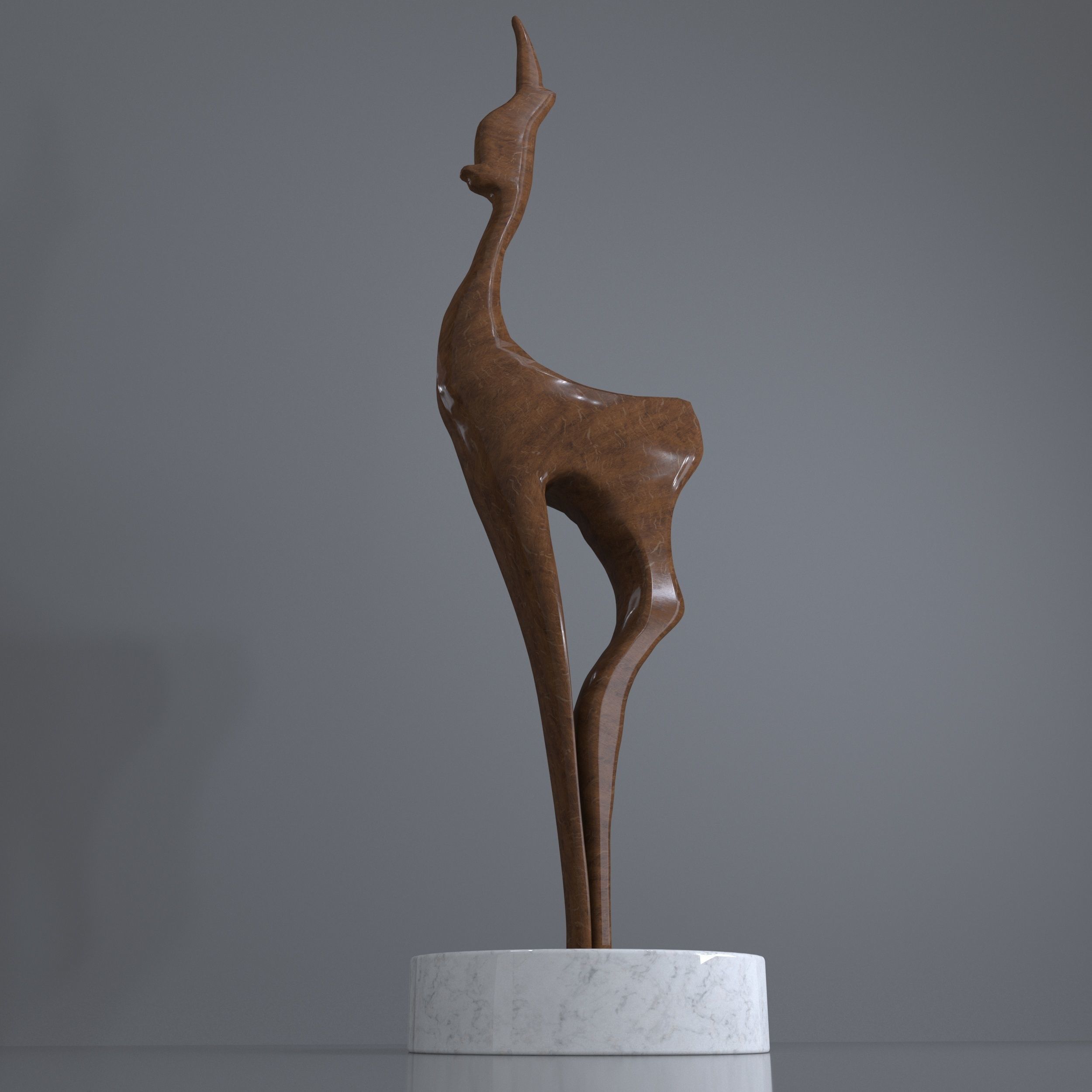 Deer Decoration Object 3D model_7