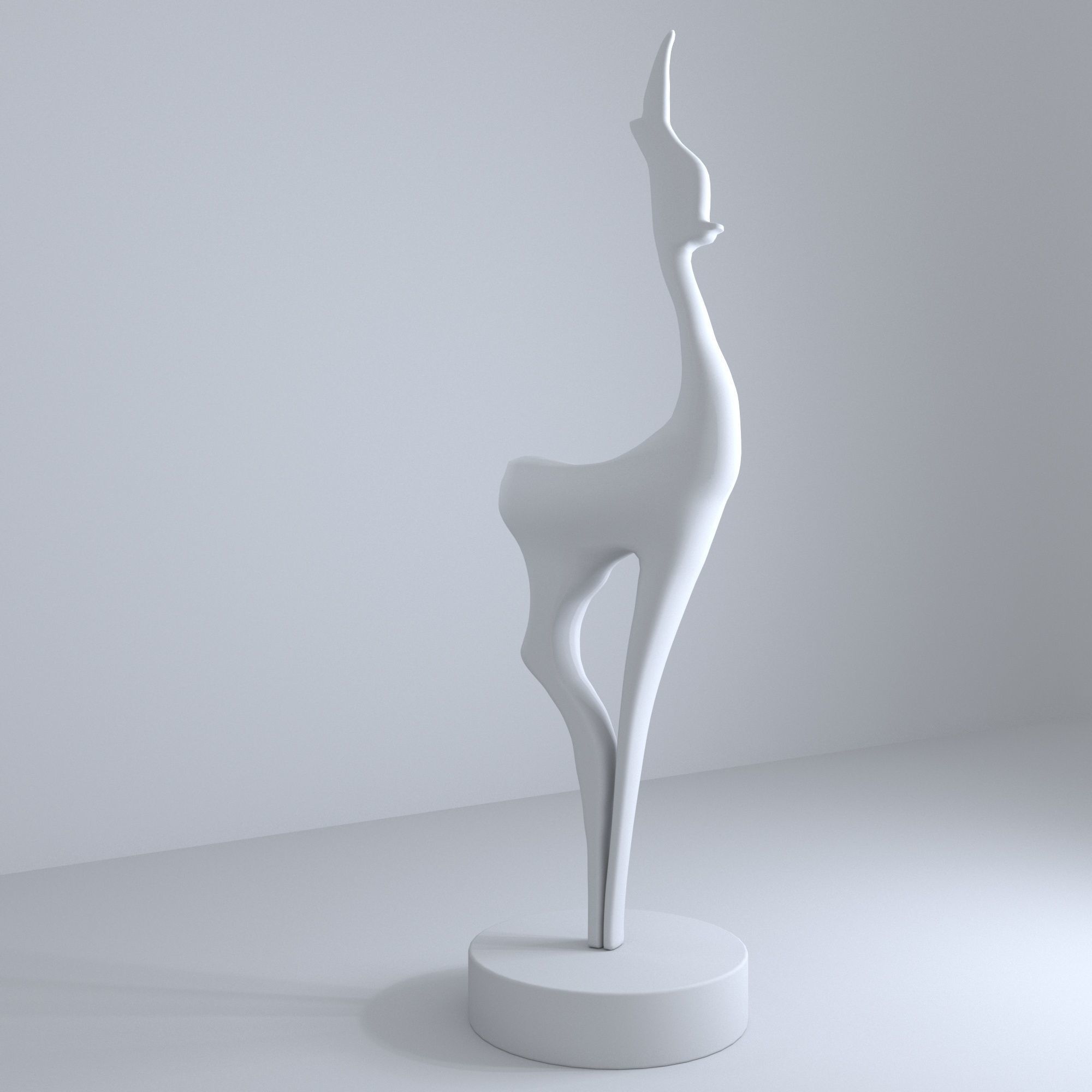 Deer Decoration Object 3D model_11