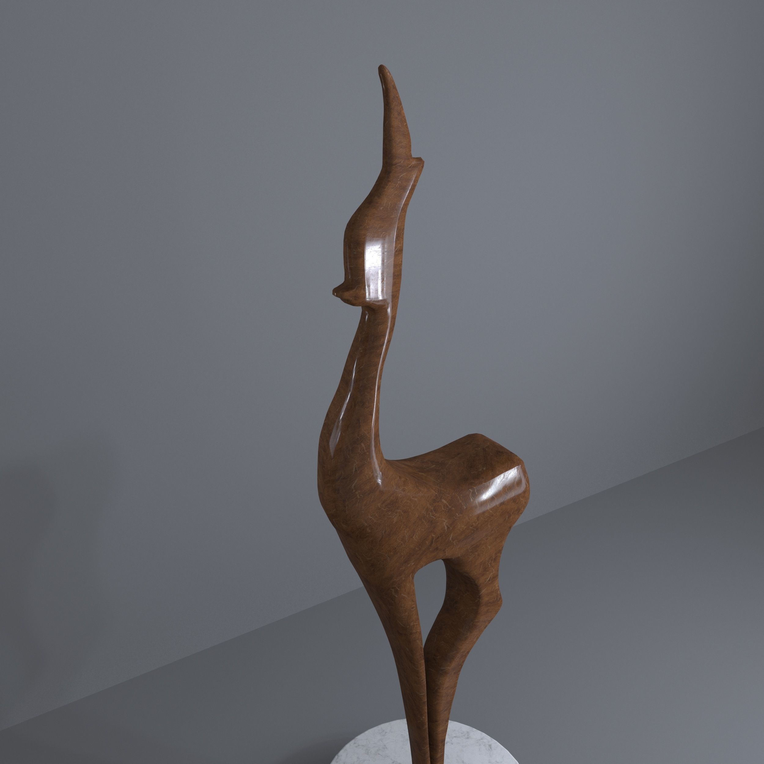 Deer Decoration Object 3D model_5
