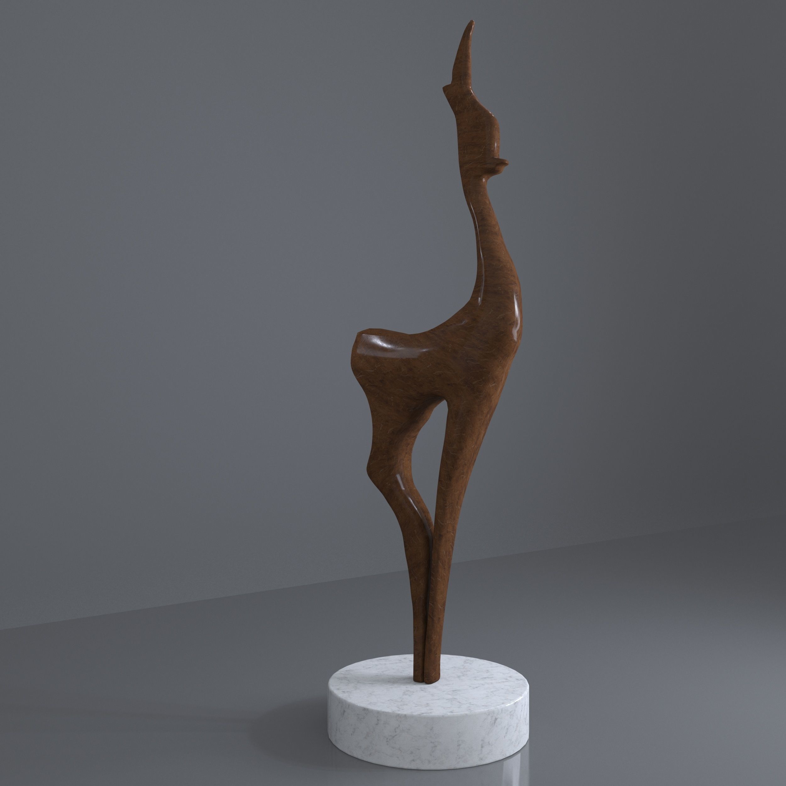 Deer Decoration Object 3D model_9