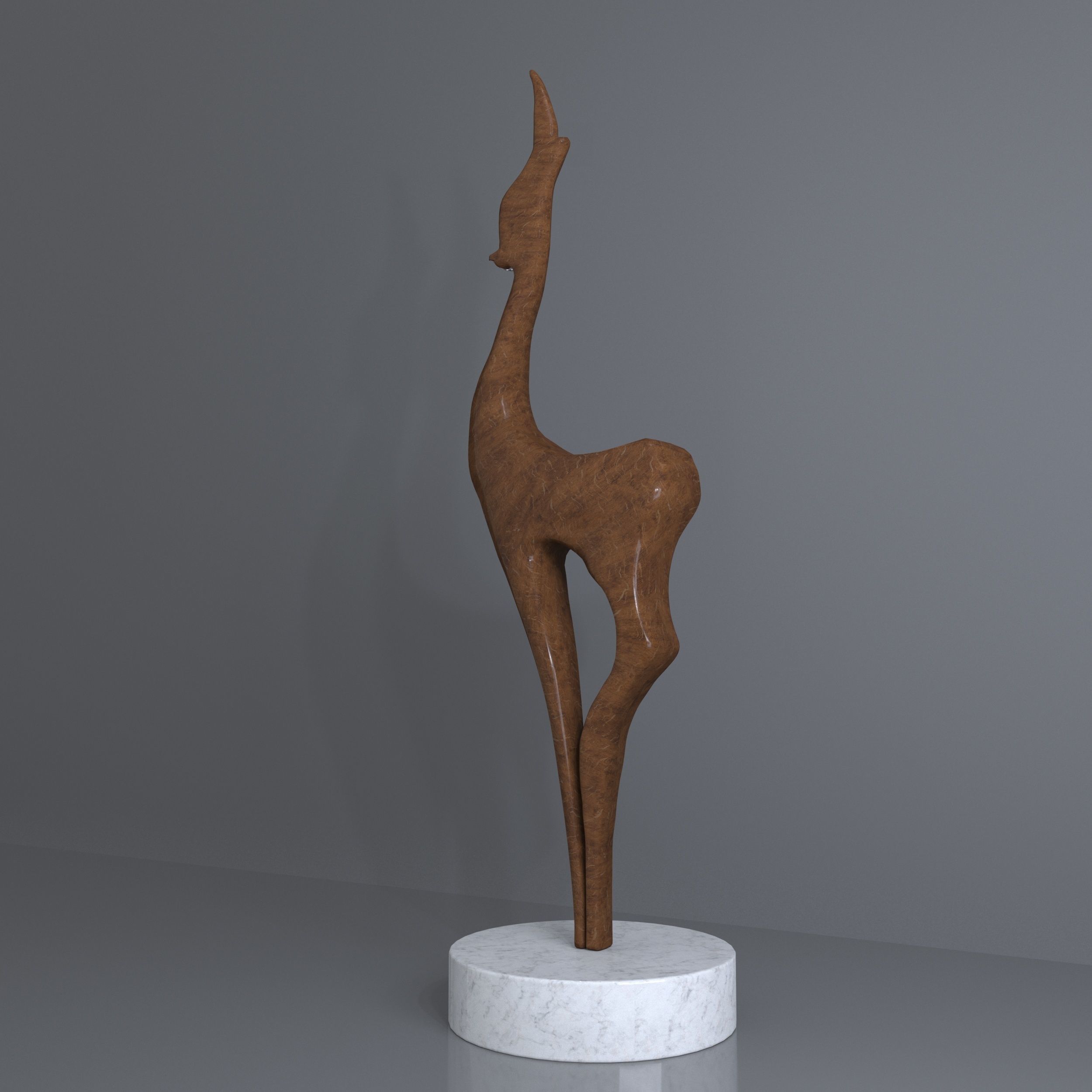 Deer Decoration Object 3D model_2