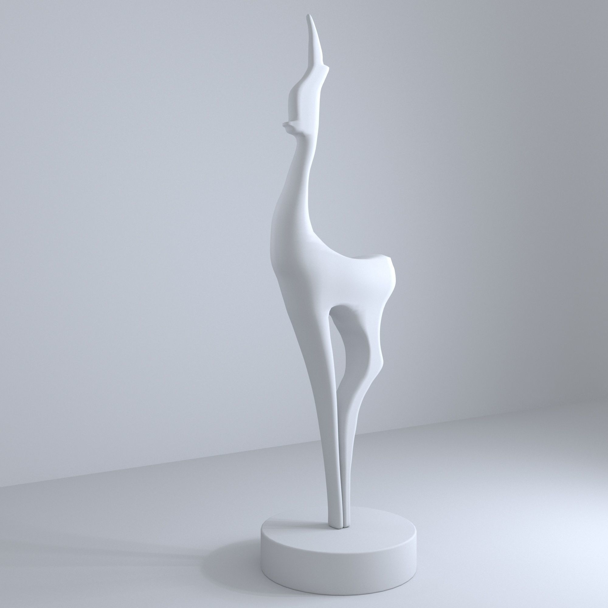 Deer Decoration Object 3D model_10