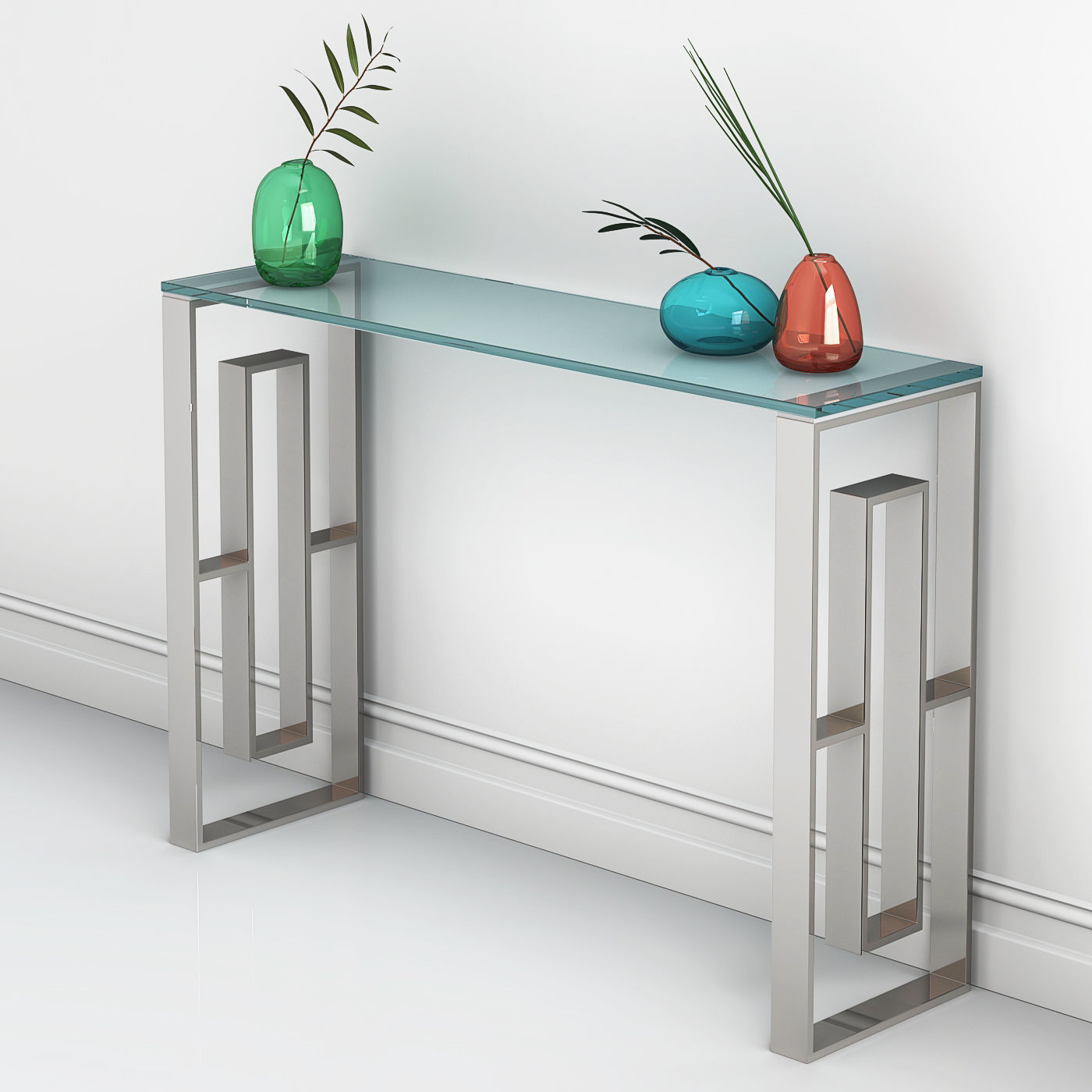 Eros Console Table Free 3D model_1