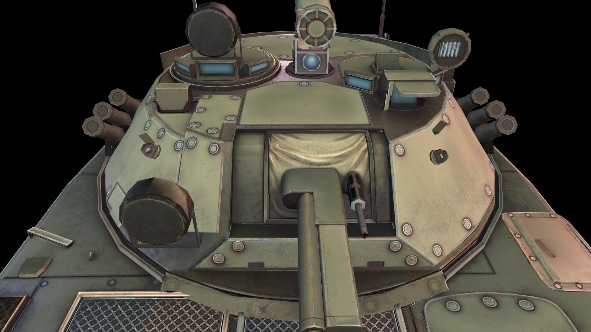 bmp 2 Low-poly 3D model_7