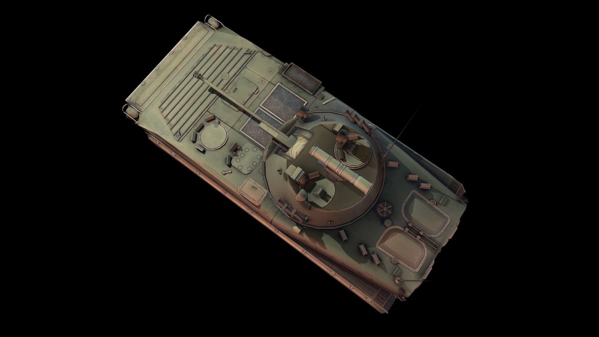 bmp 2 Low-poly 3D model_11