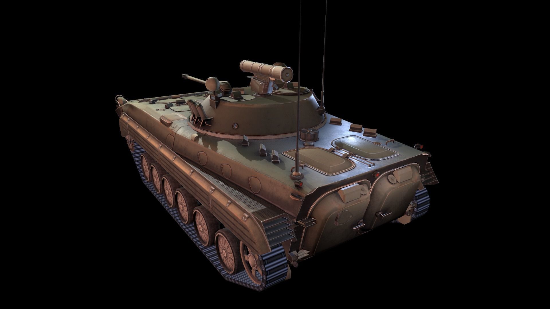 bmp 2 Low-poly 3D model_12