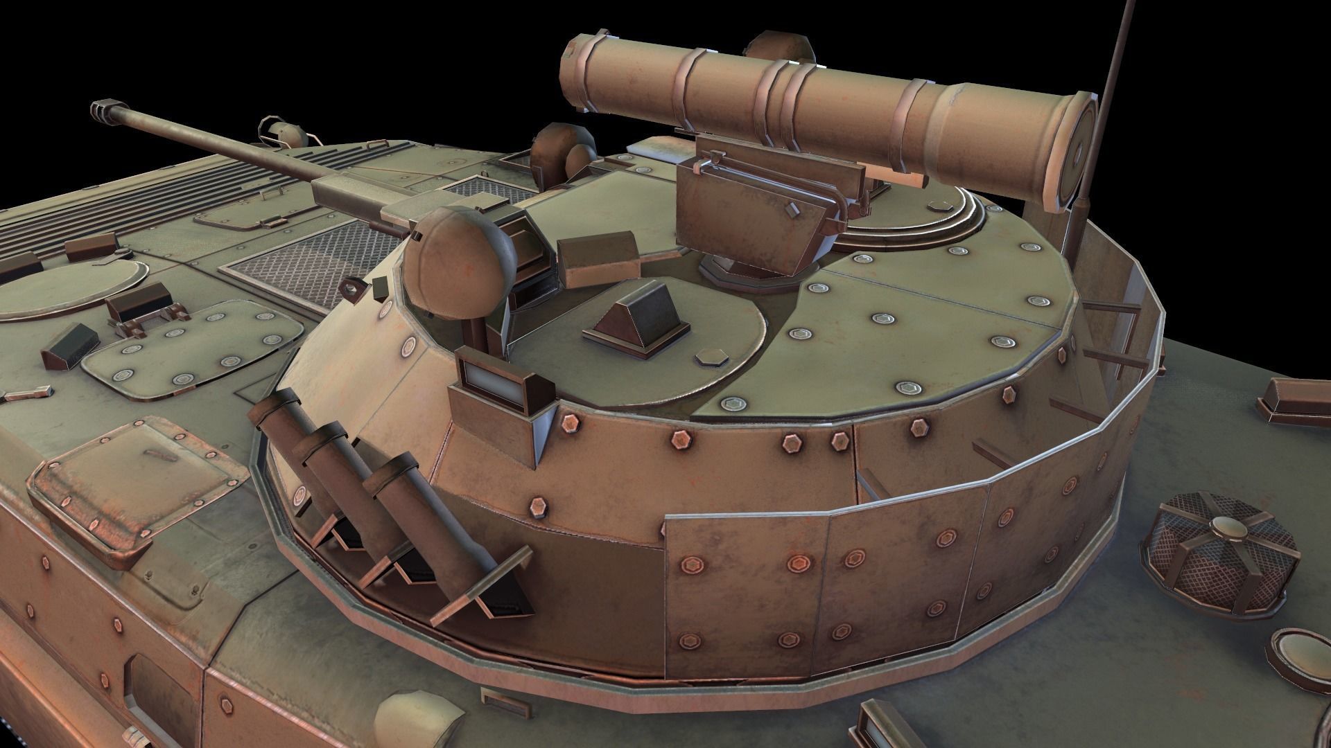 bmp 2 Low-poly 3D model_6
