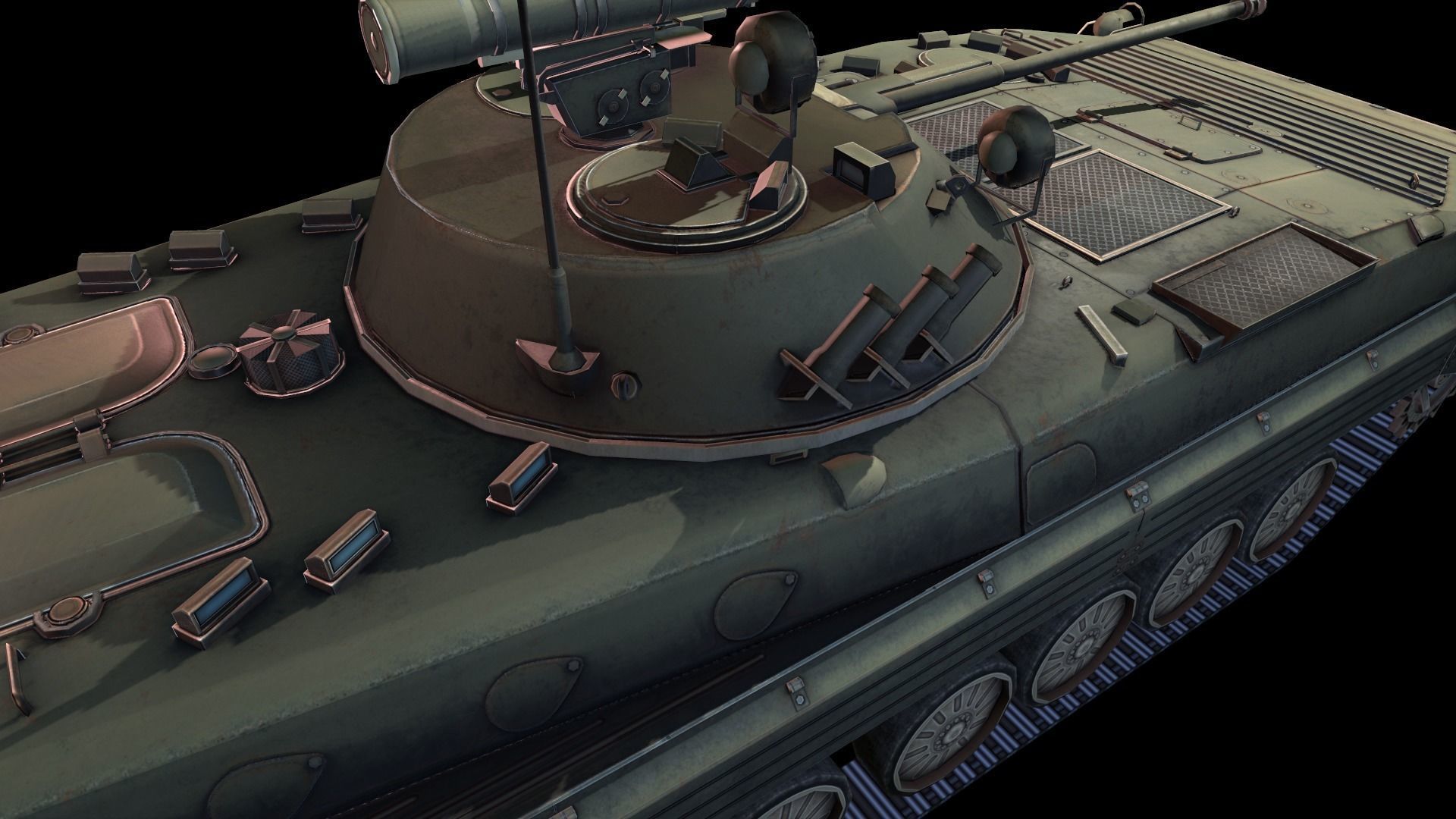 bmp 2 Low-poly 3D model_16