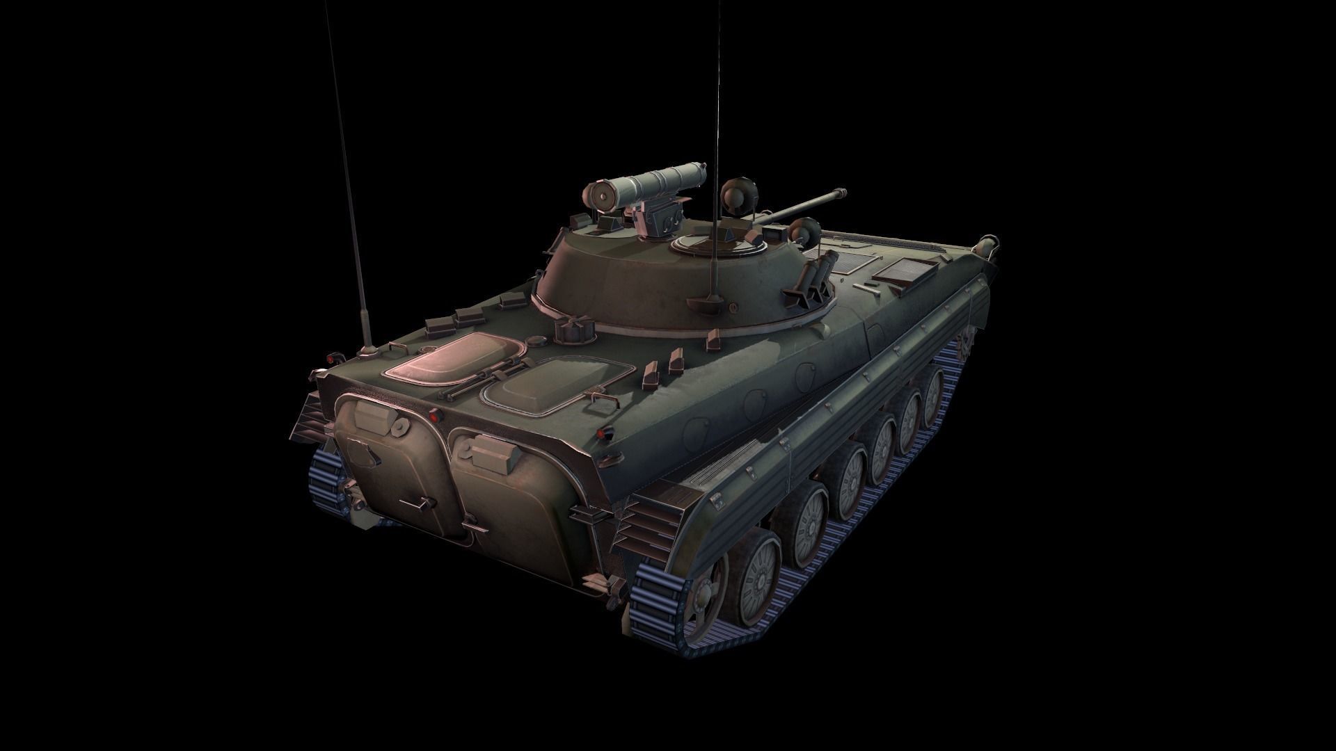 bmp 2 Low-poly 3D model_15