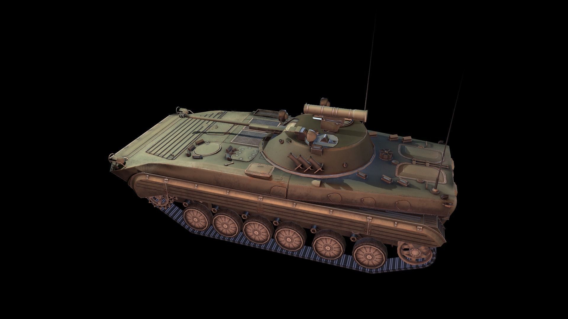 bmp 2 Low-poly 3D model_10