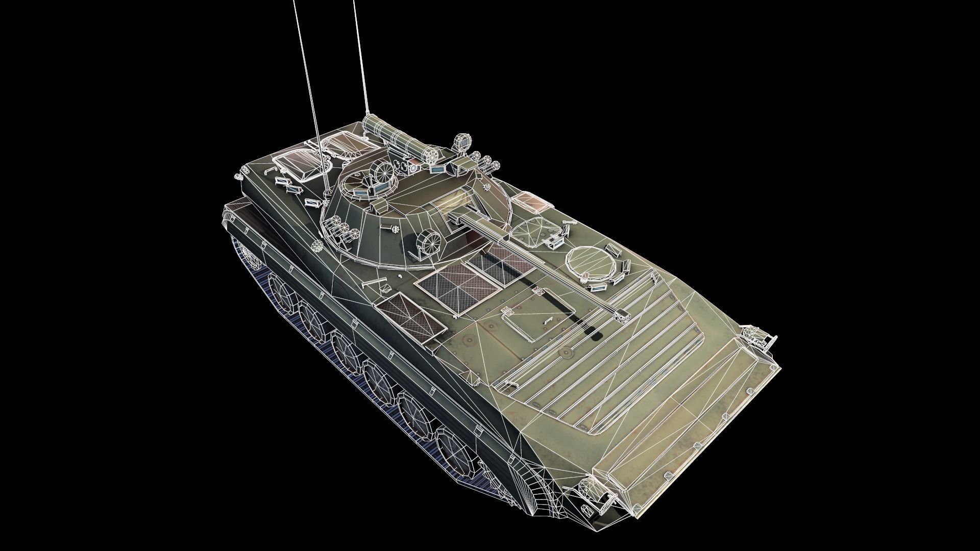 bmp 2 Low-poly 3D model_8