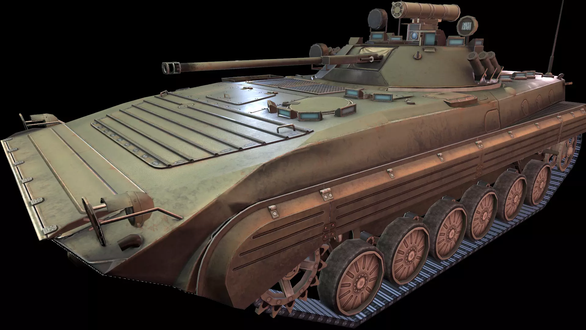 bmp 2 Low-poly 3D model_0