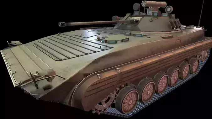 bmp 2 Low-poly 3D model