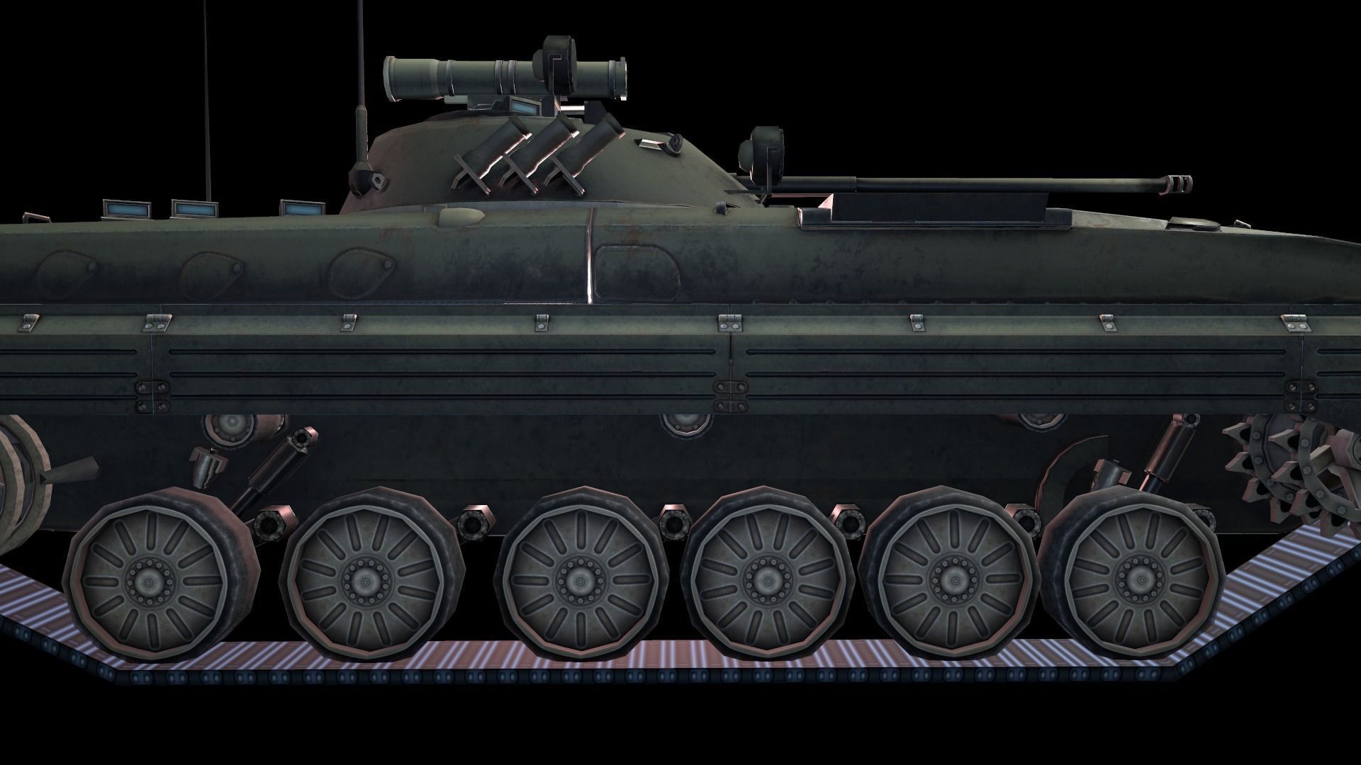 bmp 2 Low-poly 3D model_24