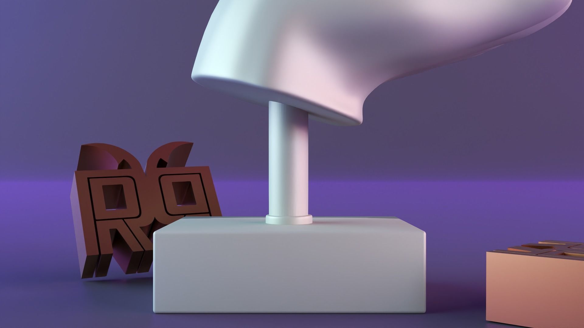 Parametric female face sculpture 3D print model_5