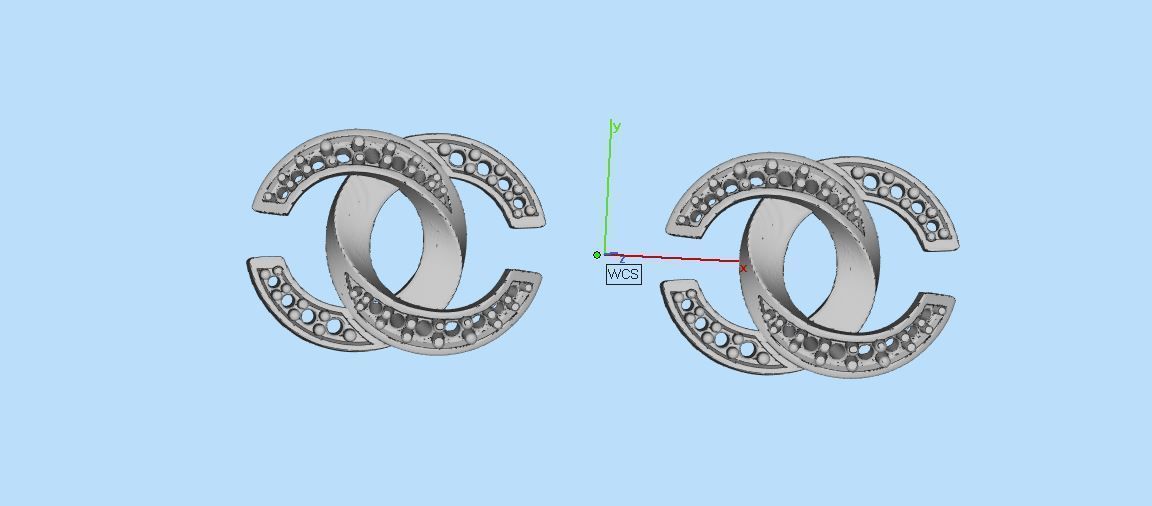 Antiq Earing 3D print model_2