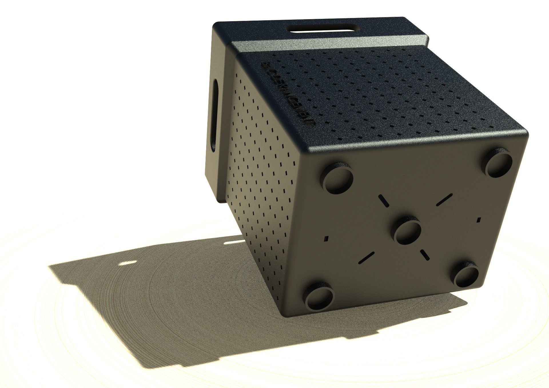 storage bin - bac de rangement 3D model_1