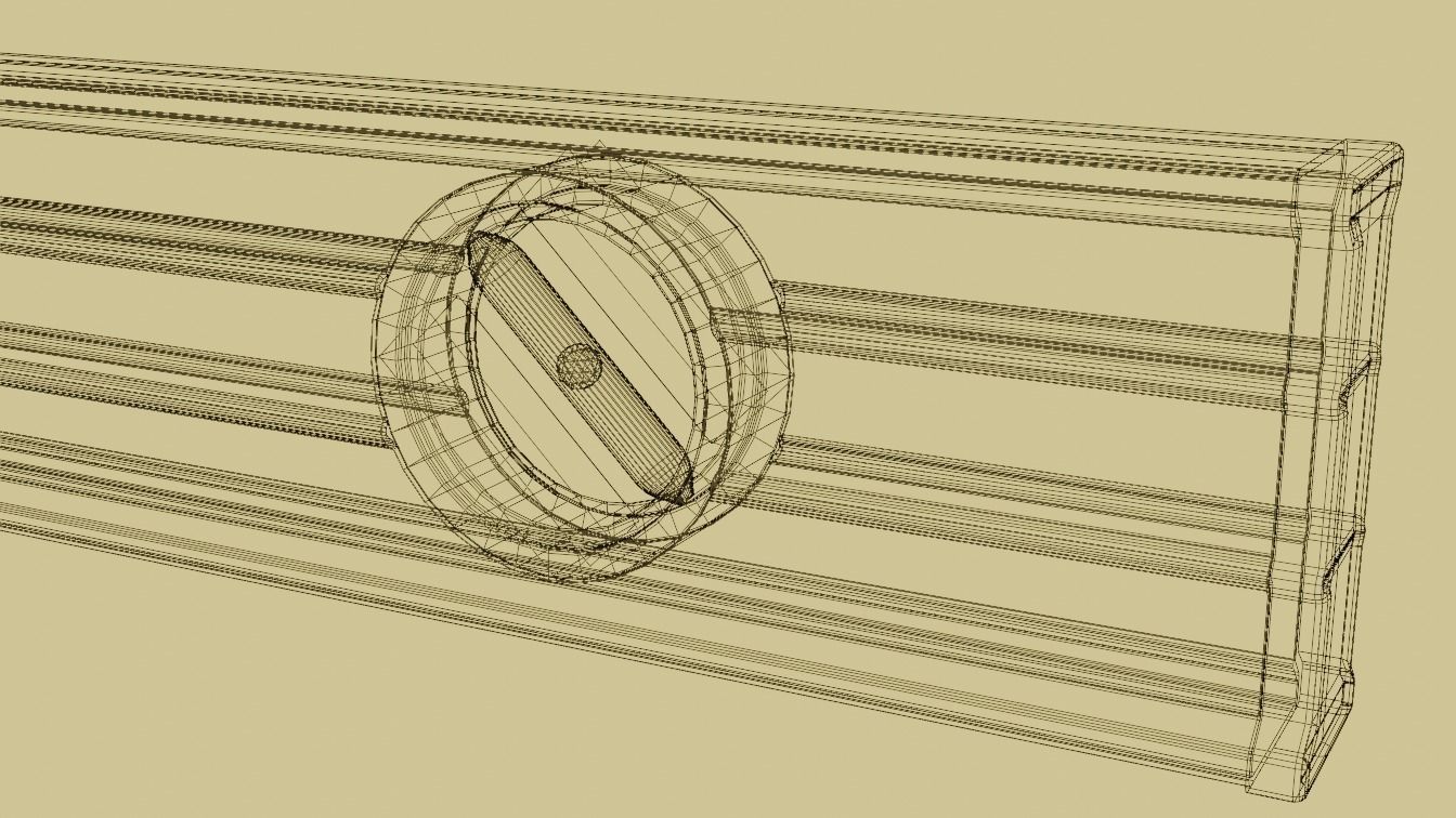 Level Tool Low-poly 3D model_21