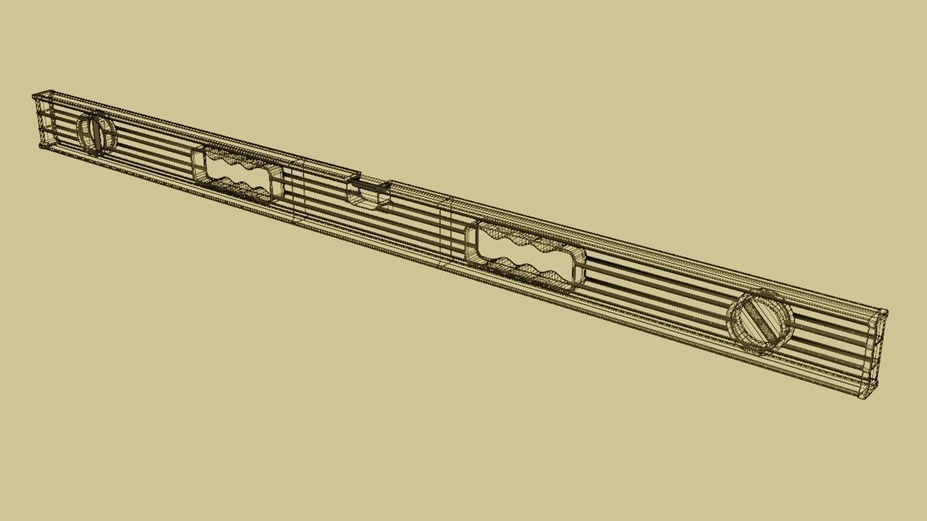 Level Tool Low-poly 3D model_19