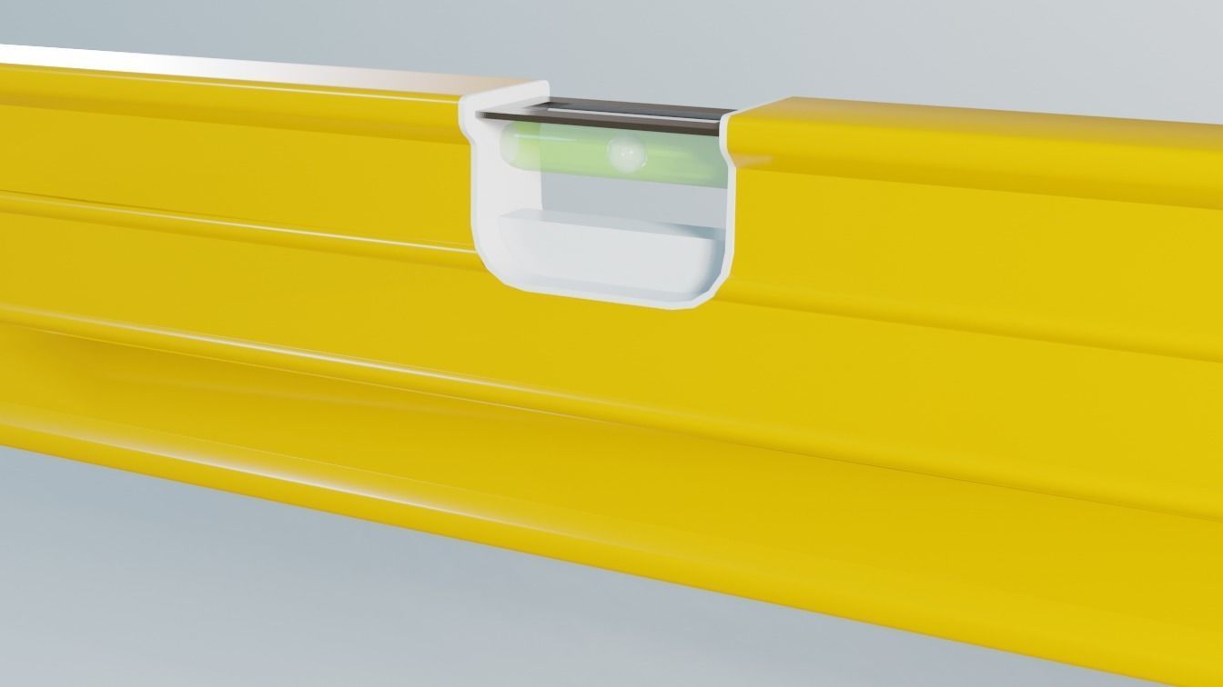 Level Tool Low-poly 3D model_7