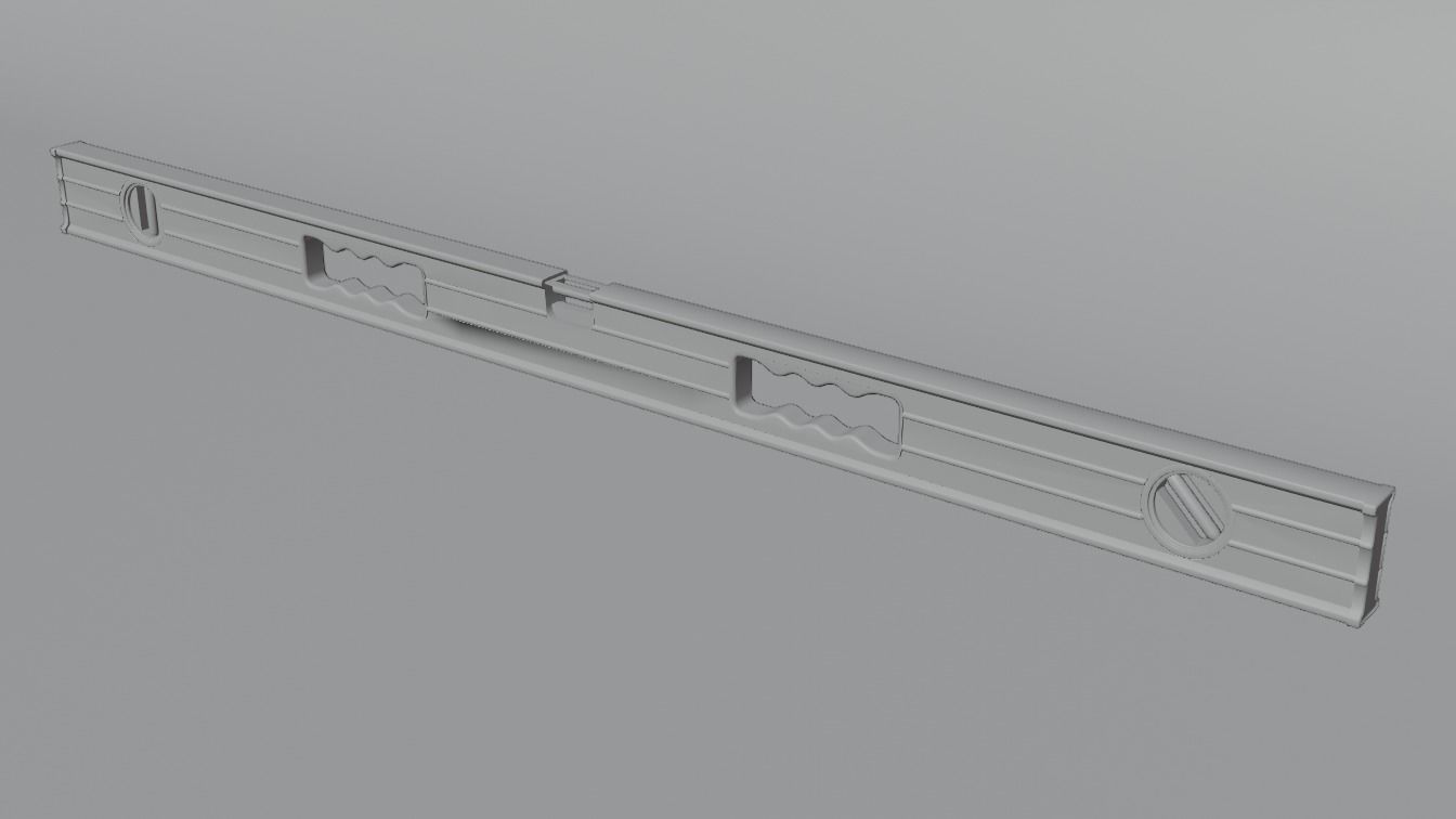 Level Tool Low-poly 3D model_8