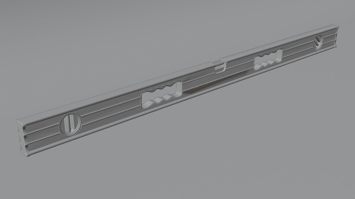 Level Tool Low-poly 3D model_10